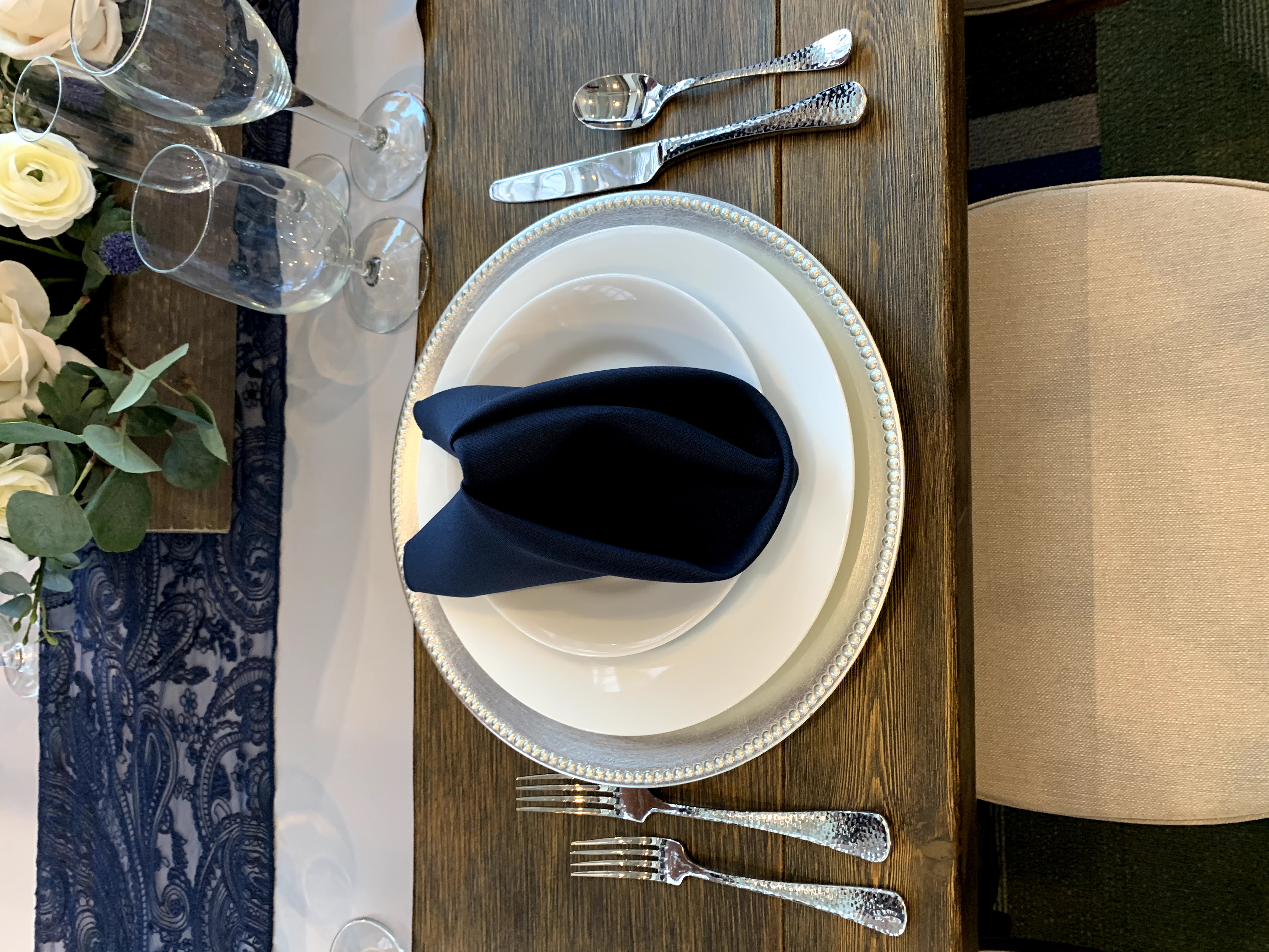 Navy Solid Napkin